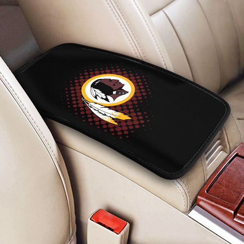 Washington Redskins Printed car armrest box cushion armrest protective cover