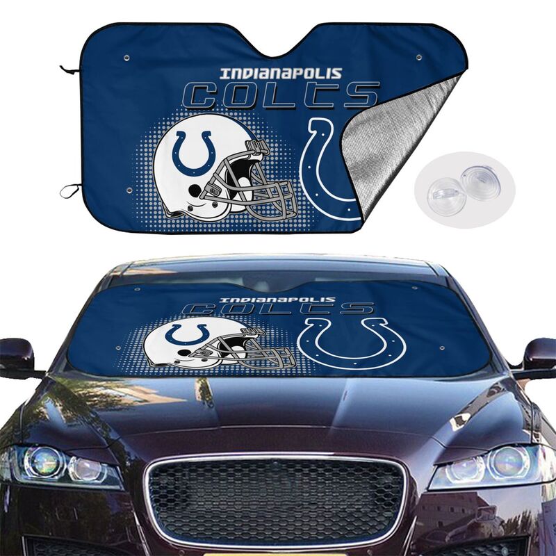 Indianapolis Colts Printing Car windshield sunshades is suitable car front windshield sunshades