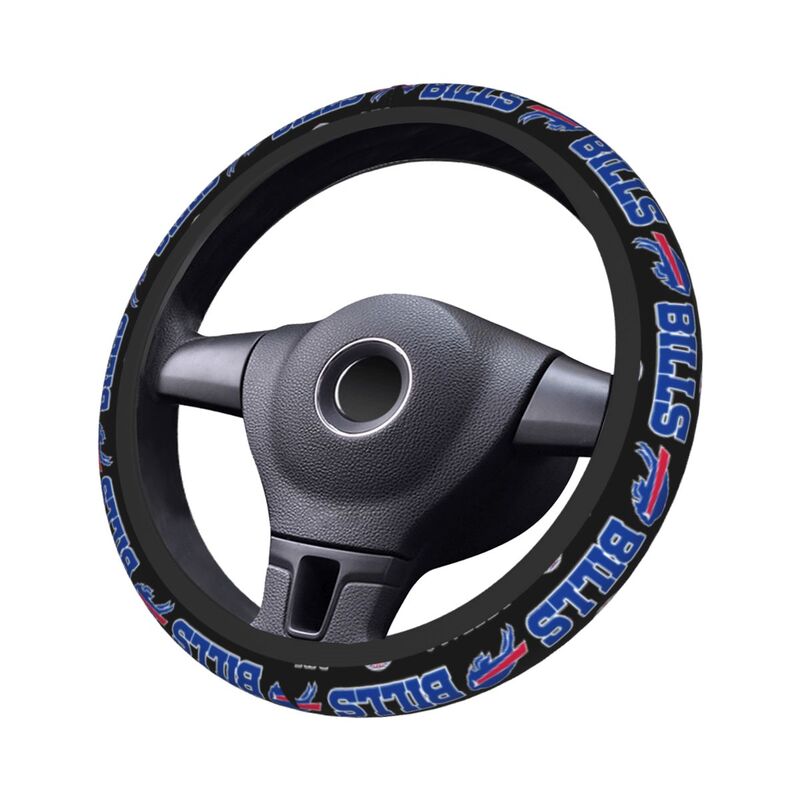 Buffalo Bills 1 Printed car protective cover elastic steering wheel cover