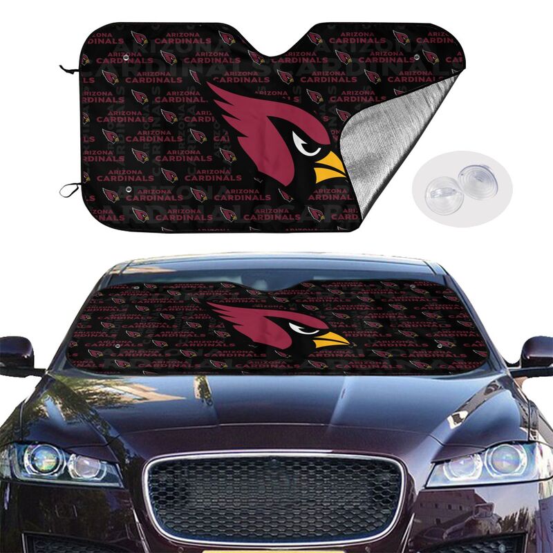 Arizona Cardinals Printed is suitable for front Car windshield sunshades Car windshield sunshades