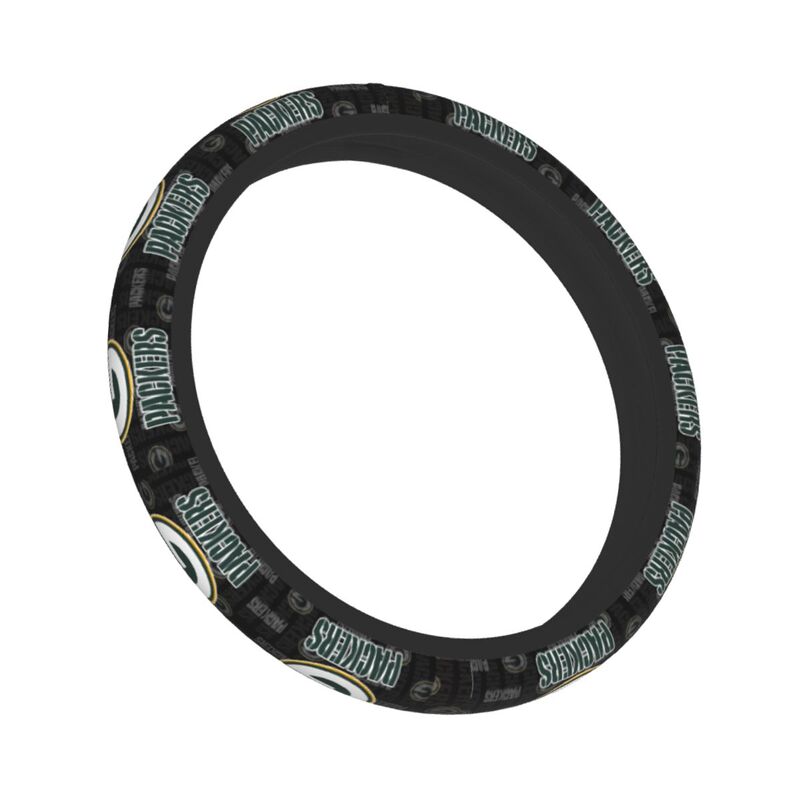 Green Bay Packers 1 Printed breathable anti slip cover elastic steering wheel cover