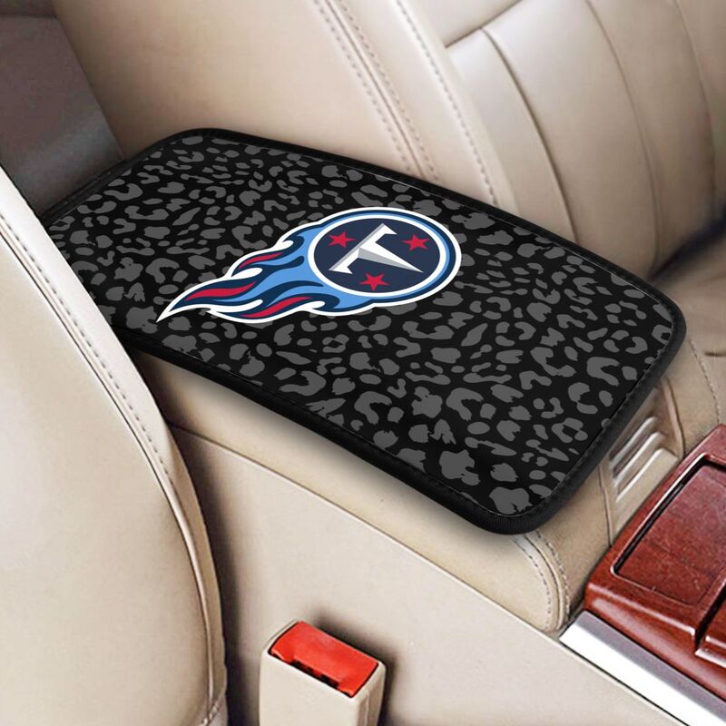 Tennessee Titans printed Car handrail box cushion Personalized car armrest cover