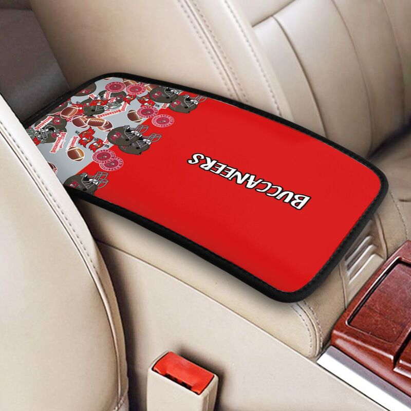 Tampa Bay Buccaneers print Car center console armrest pad car armrest protective cover
