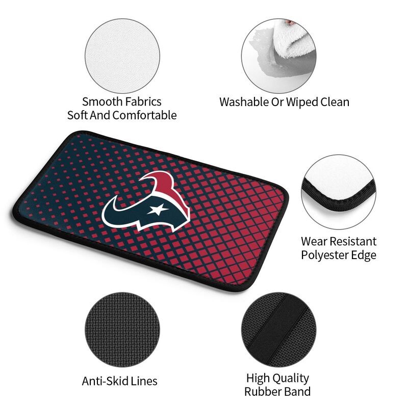 Houston Texans Car handrail box cushion Personalized printed car armrest cover