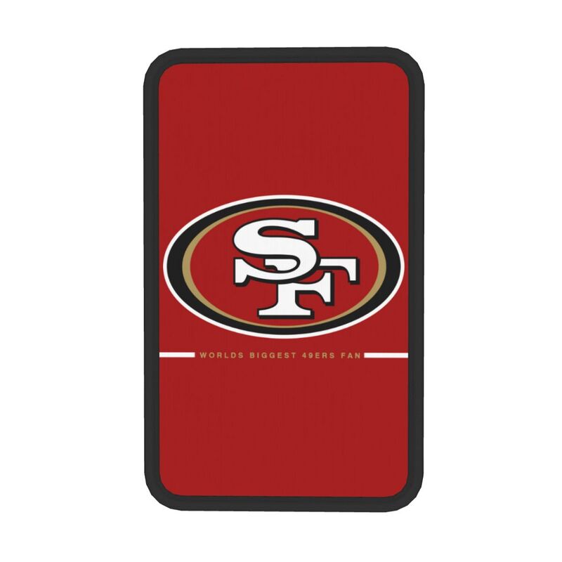 Car armrest box pad San Francisco 49ers Printed central armrest box pad anti slip pad