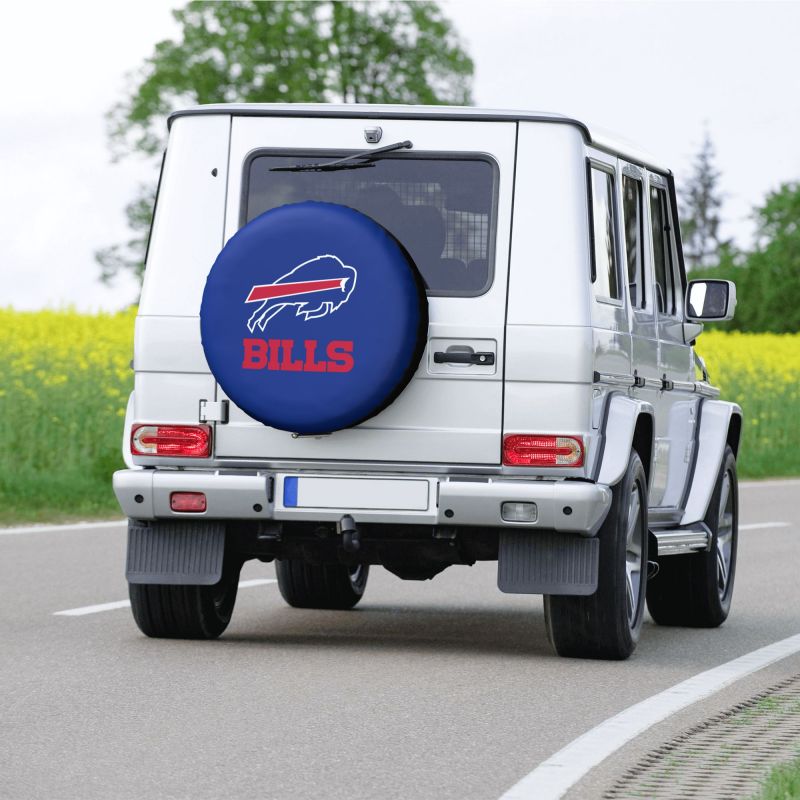 Buffalo Bills 3 Car tire protective cover waterproof and dustproof tire cover