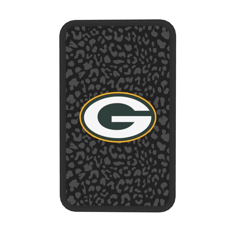 Green Bay Packers 2 print Car handrail box cushion Personalized car armrest cover