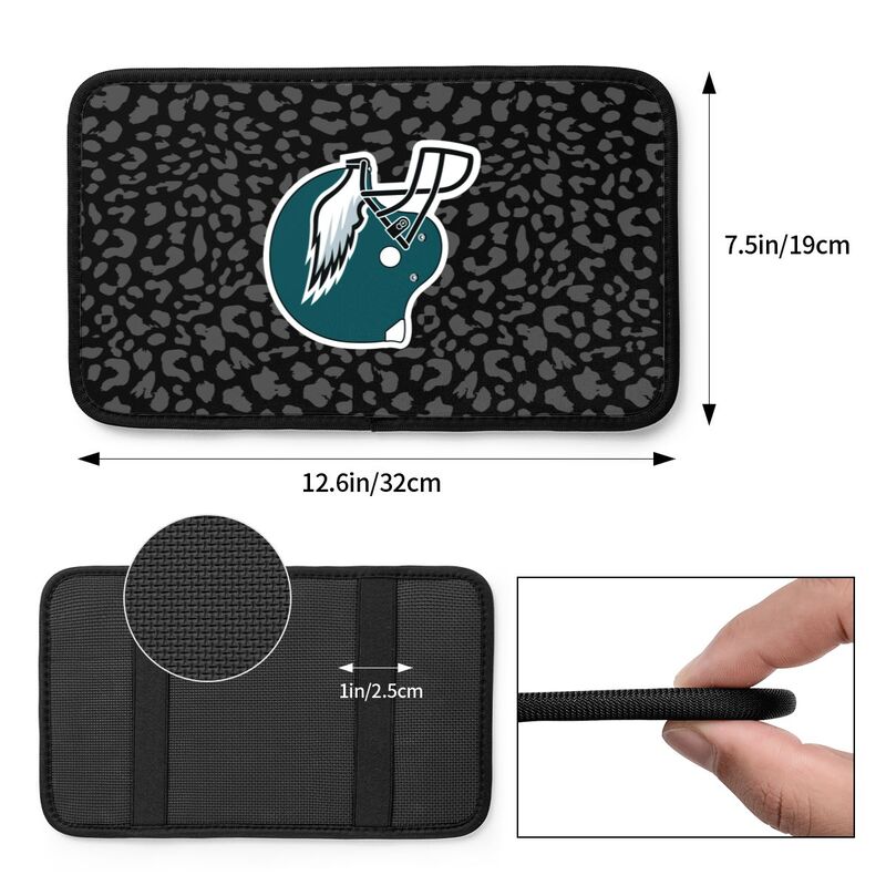 Philadelphia Eagles 2 printed Car handrail box cushion Personalized car armrest cover