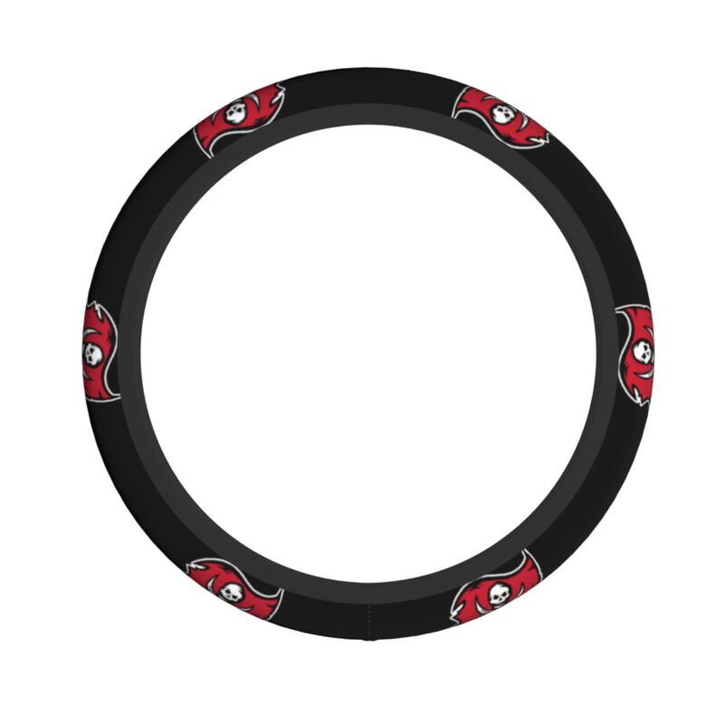 Tampa Bay Buccaneers Printed breathable elastic steering wheel protective cover