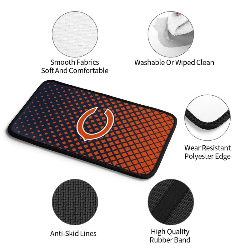 Chicago Bears Car handrail box cushion Personalized printed car armrest cover