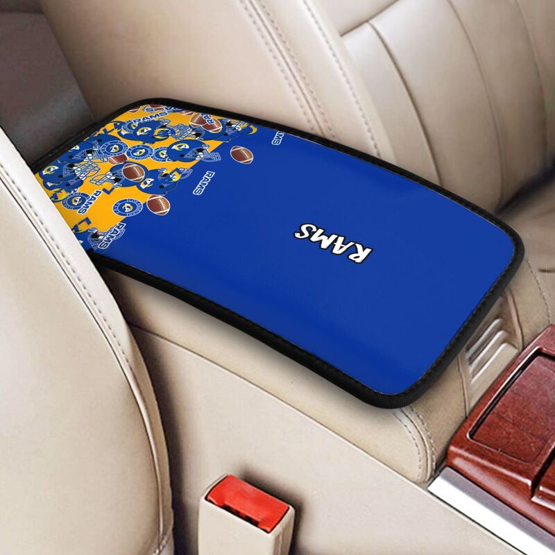 Los Angeles Rams print Car center console armrest pad car armrest protective cover
