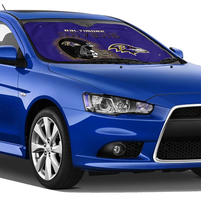 Baltimore Ravens Printing Car windshield sunshades is suitable car front windshield sunshades