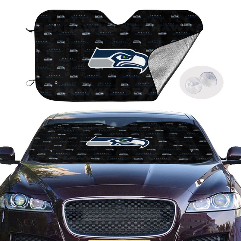 Seattle Seahawks Printed is suitable for front Car windshield sunshades Car windshield sunshades