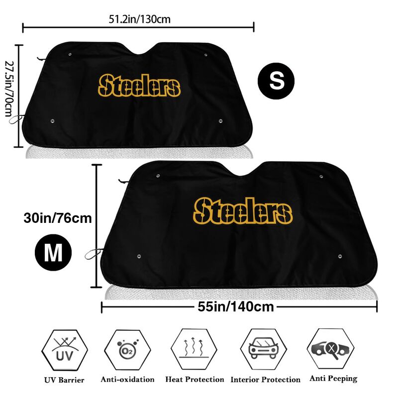 Pittsburgh Steelers Printing Car windshield sunshades is suitable front windshield sunshades