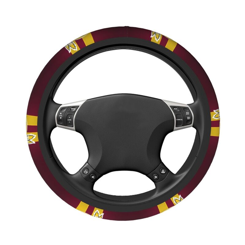 Washington Commanders 3 Printed breathable elastic steering wheel protective cover