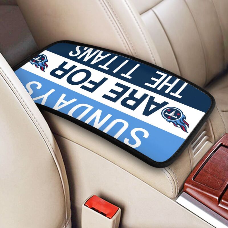 Tennessee Titans Personalized printed car armrest cover Car handrail box cushion