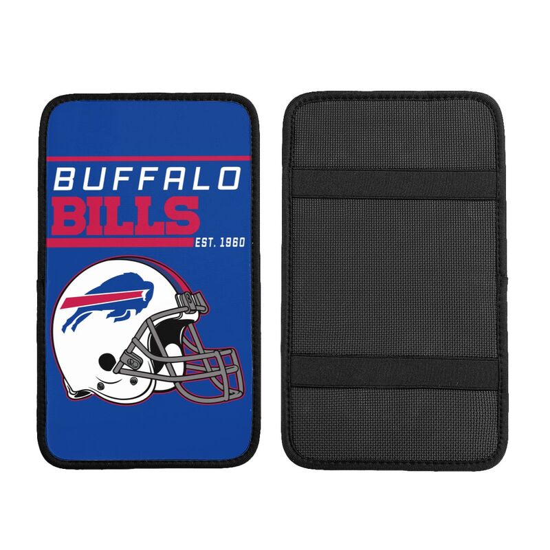 Buffalo Bills Print car armrest box cushion armrest protective cover