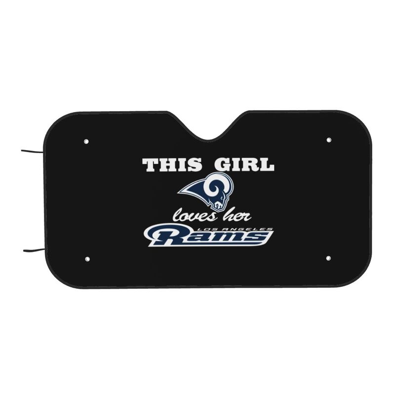 Los Angeles Rams Printing multi size car front windshield sunshade car windshield sunshade