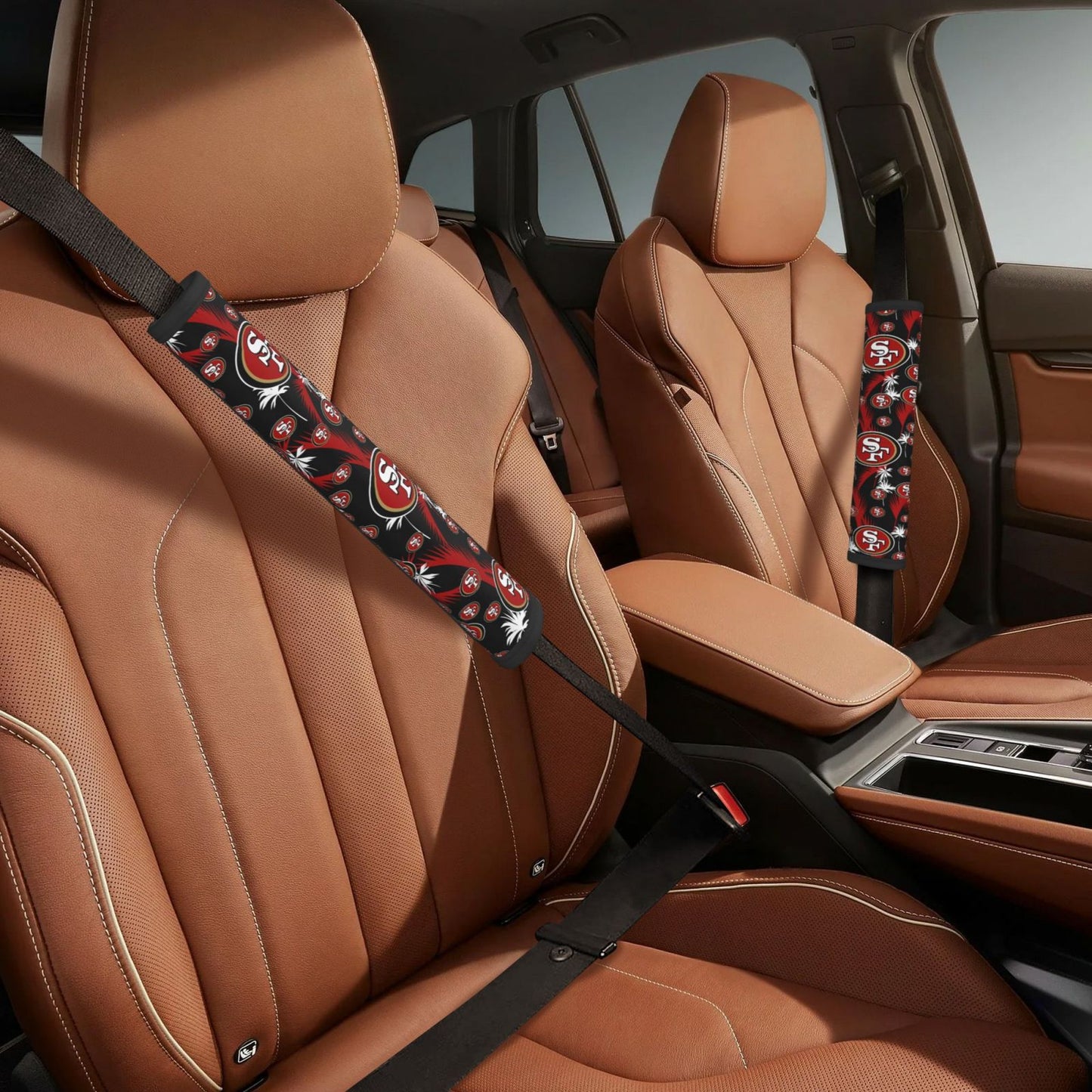 San Francisco 49ers Adult seat belt protection cover Car seat belt protection cover