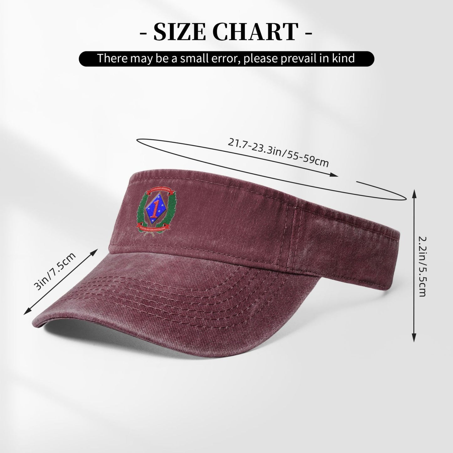 HQBN 1st Marine Division Printing adjustable Empty Top Baseball Sun Cap unisex outdoor sport hat veterans gift