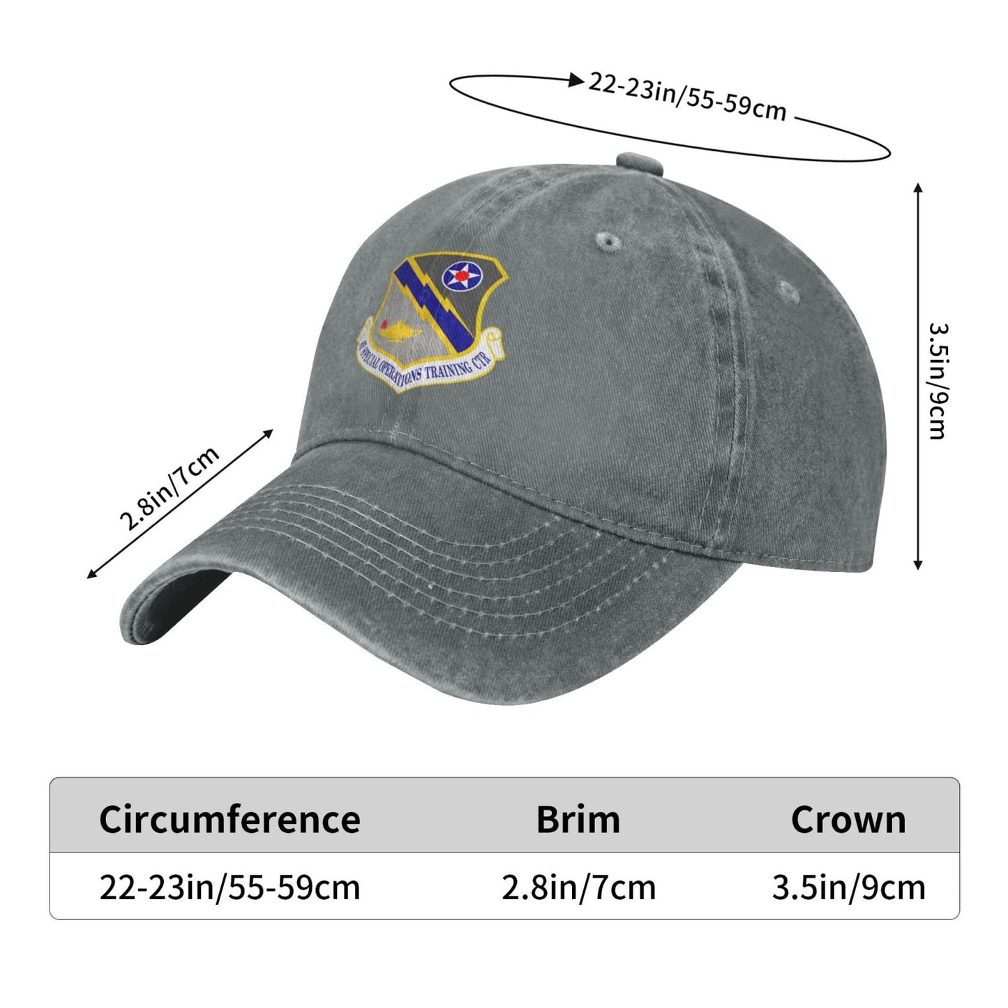 USAF-Special Operations Training Center Printed unisex baseball cap adjustable cap veteran gift