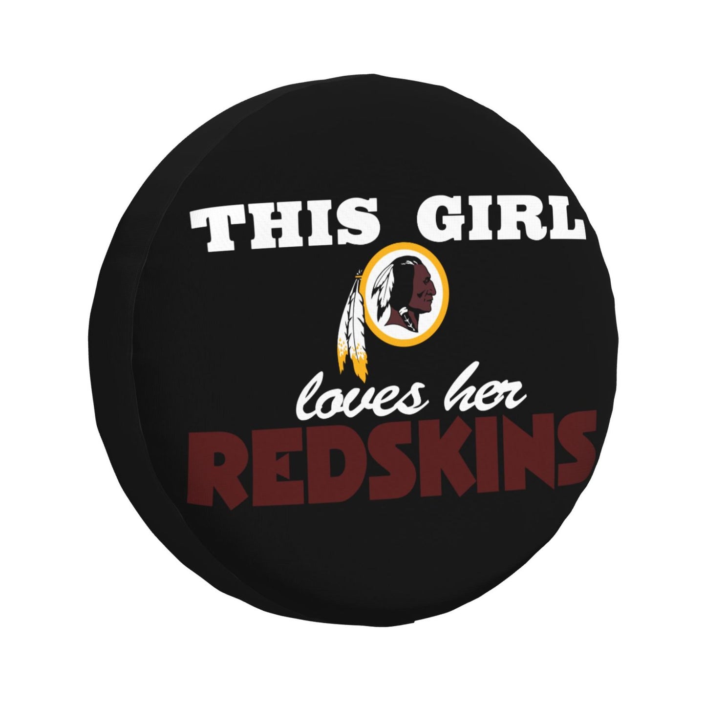 Washington Redskins Printing wheel dust cover black background car tire cover