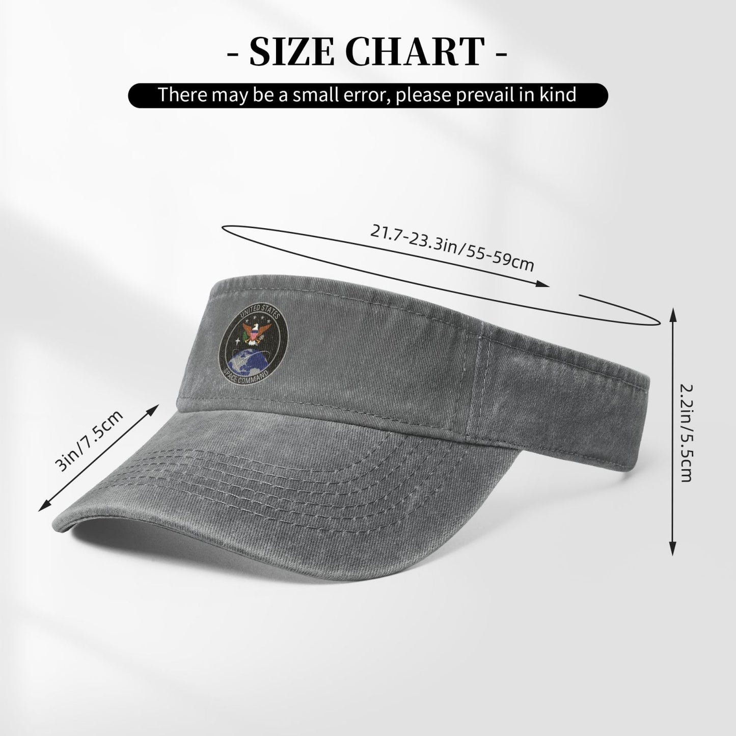 United States Space Command EmblemPrinting adjustable Empty Top Baseball Sun Cap unisex outdoor sport hat veterans gift
