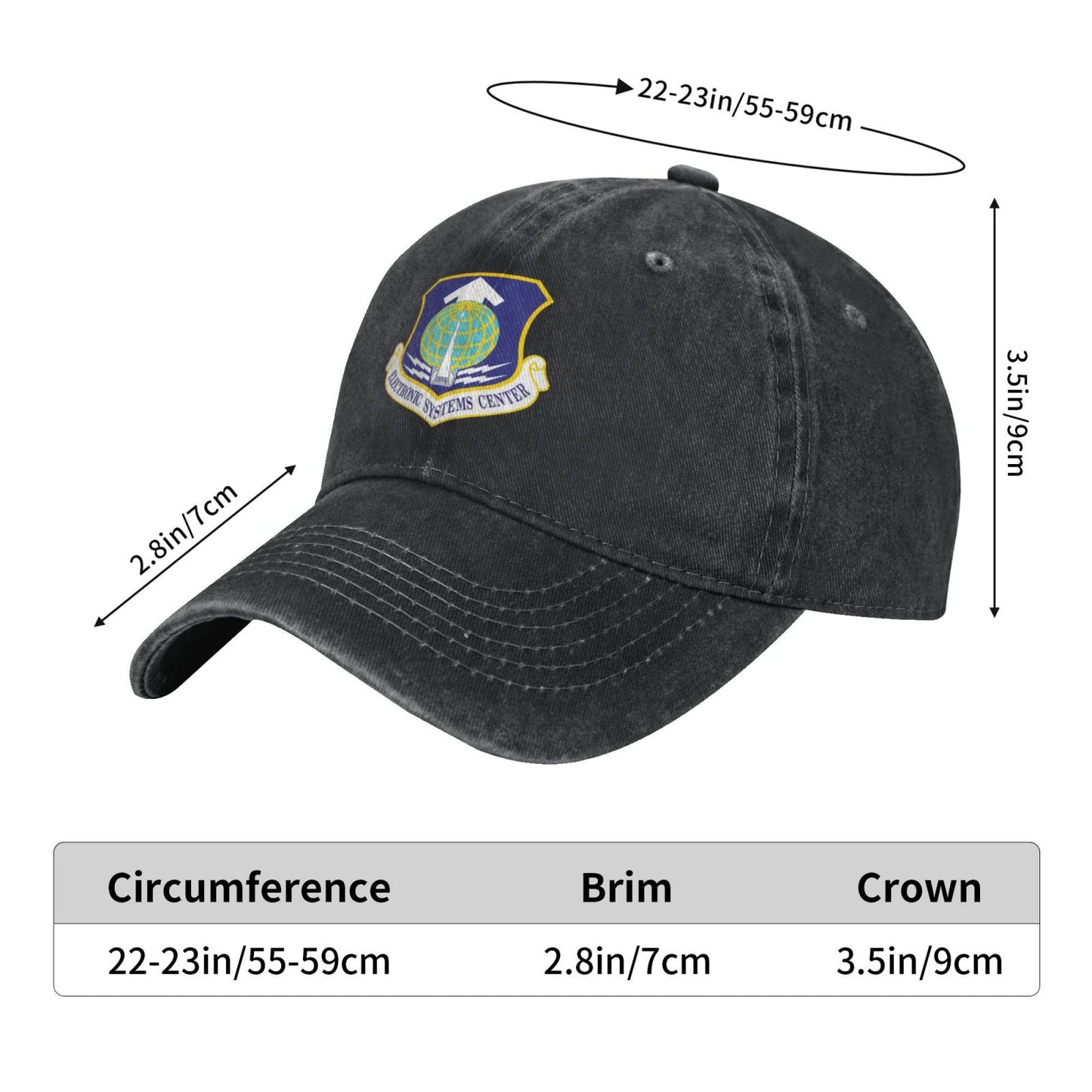 USAF-Electronic Systems Center Printed unisex baseball cap adjustable cap veteran gift