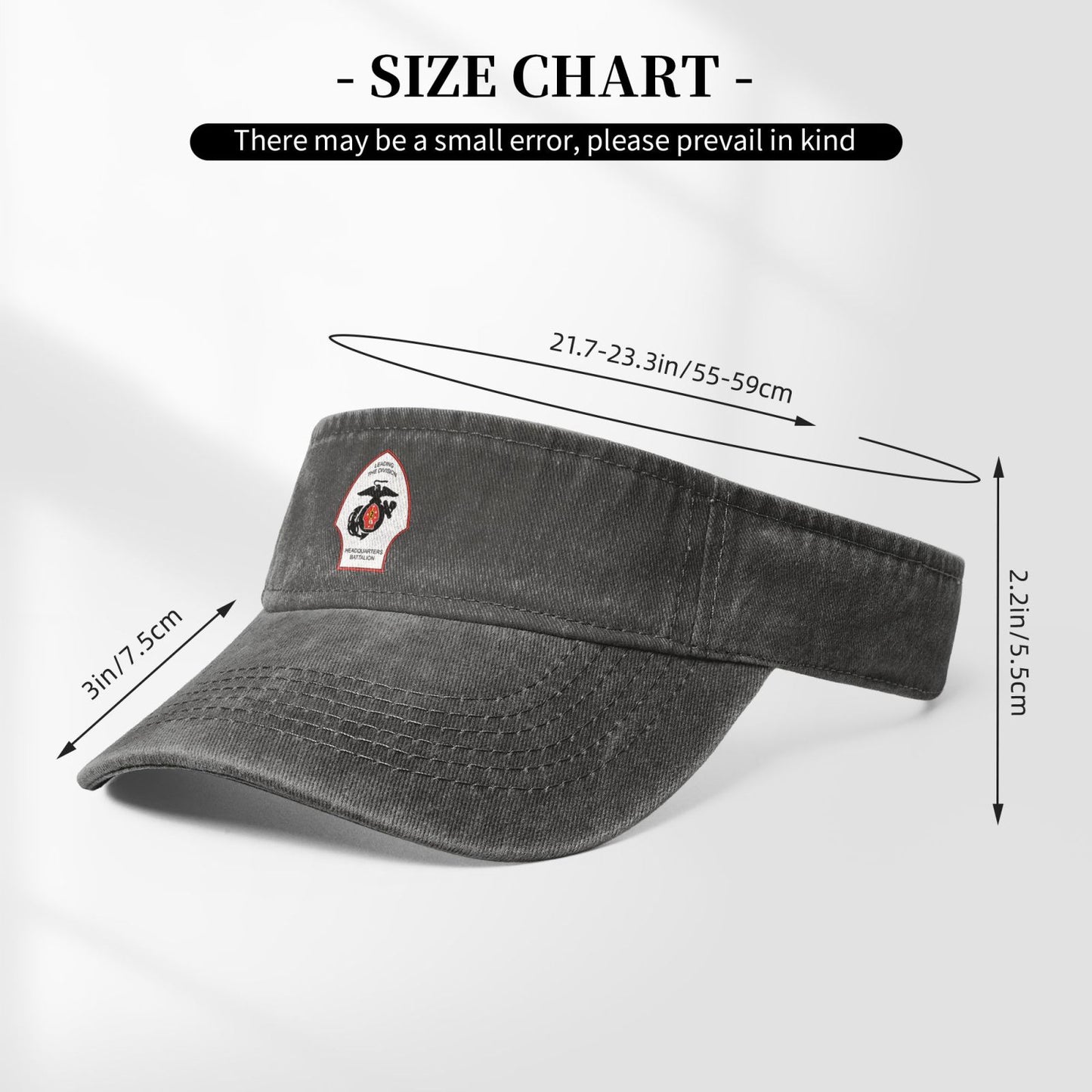 HQBN 2nd Mar Div Printing adjustable Empty Top Baseball Sun Cap unisex outdoor sport hat veterans gift