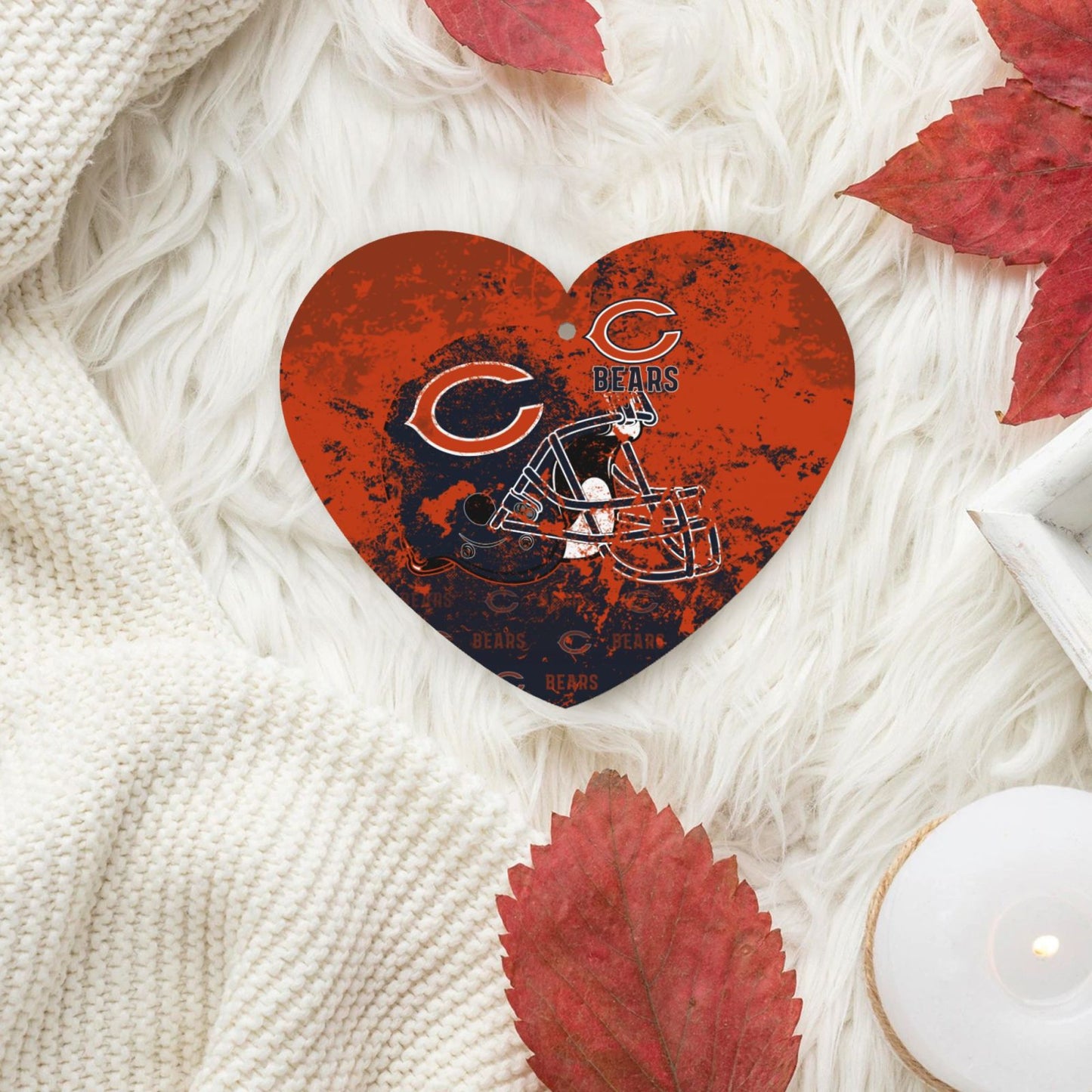 4-pcs Chicago Bears Car Air Fresheners Cards Set car aromatherapy tablets