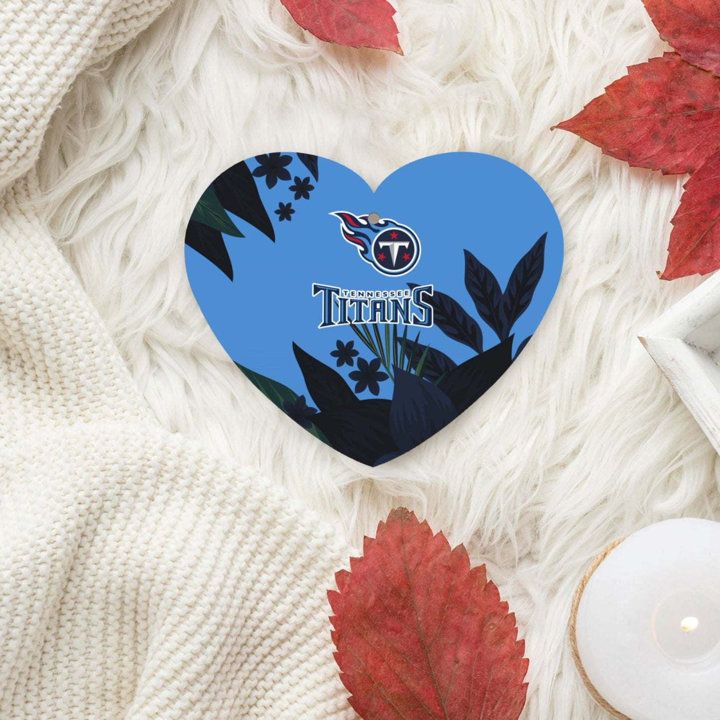4pcs- Tennessee Titans blue car aromatherapy tablets Car Air Fresheners Cards Set