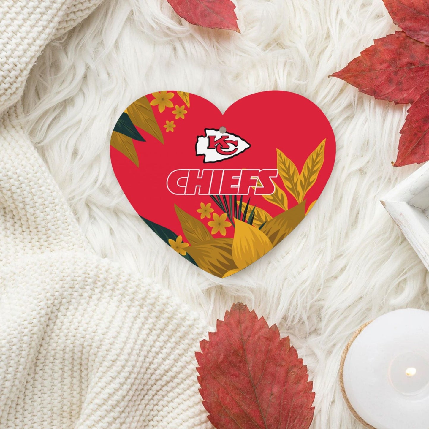 4pcs- Kansas City Chiefs car aromatherapy tablets Car Air Fresheners Cards Set