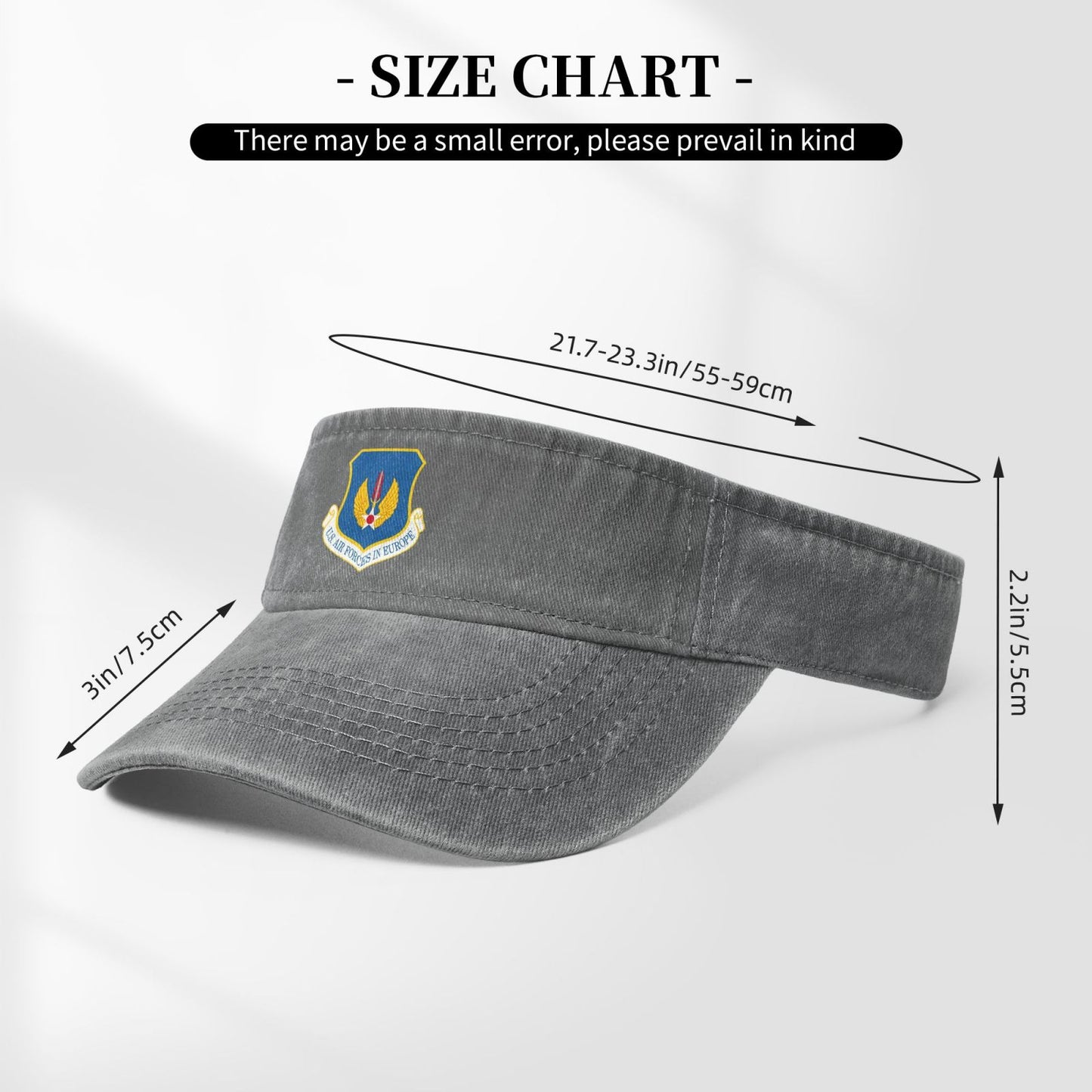 United States Air Forces In Europe Printing adjustable Empty Top Baseball Sun Cap unisex outdoor sport hat veterans gift