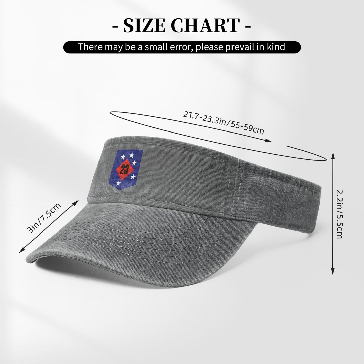 USMC-23rd Marine Regiment Printing adjustable Empty Top Baseball Sun Cap unisex outdoor sport hat veterans gift