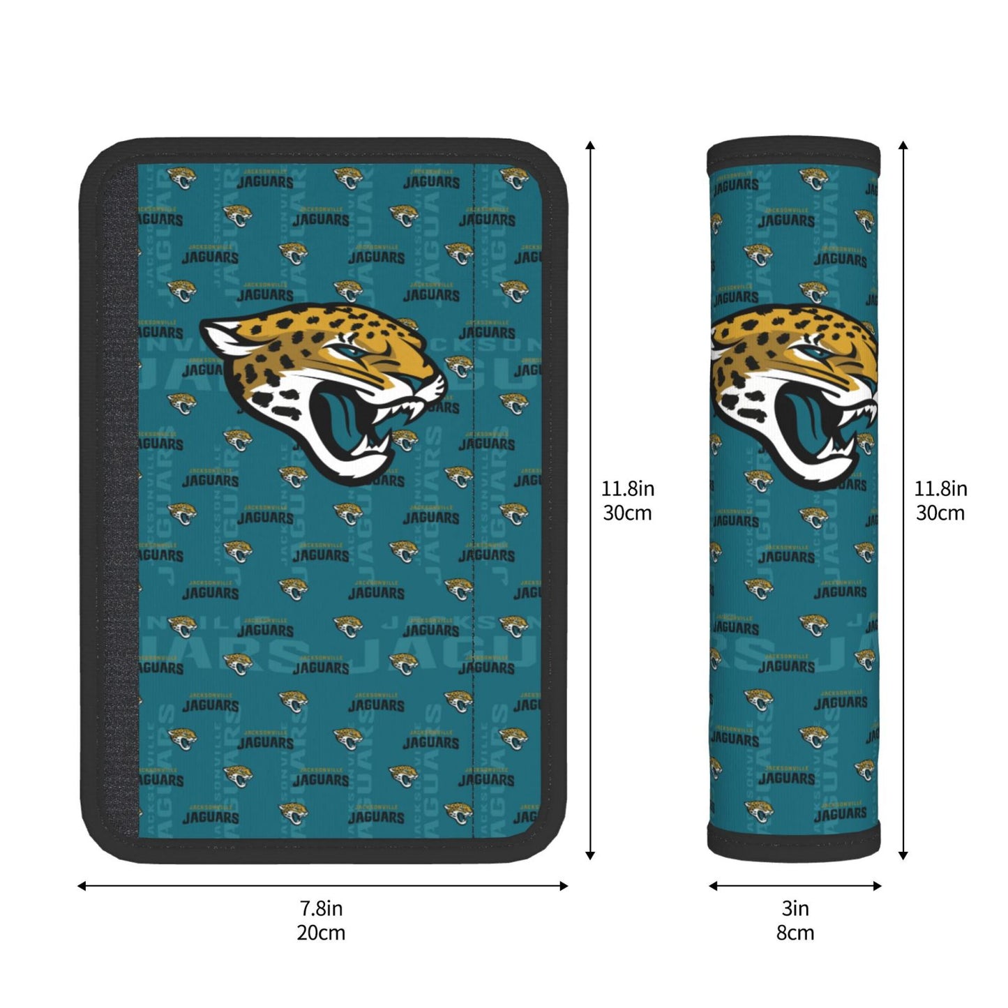 Jacksonville Jaguars personalized seat belt protective cover Car seat belt protective cover