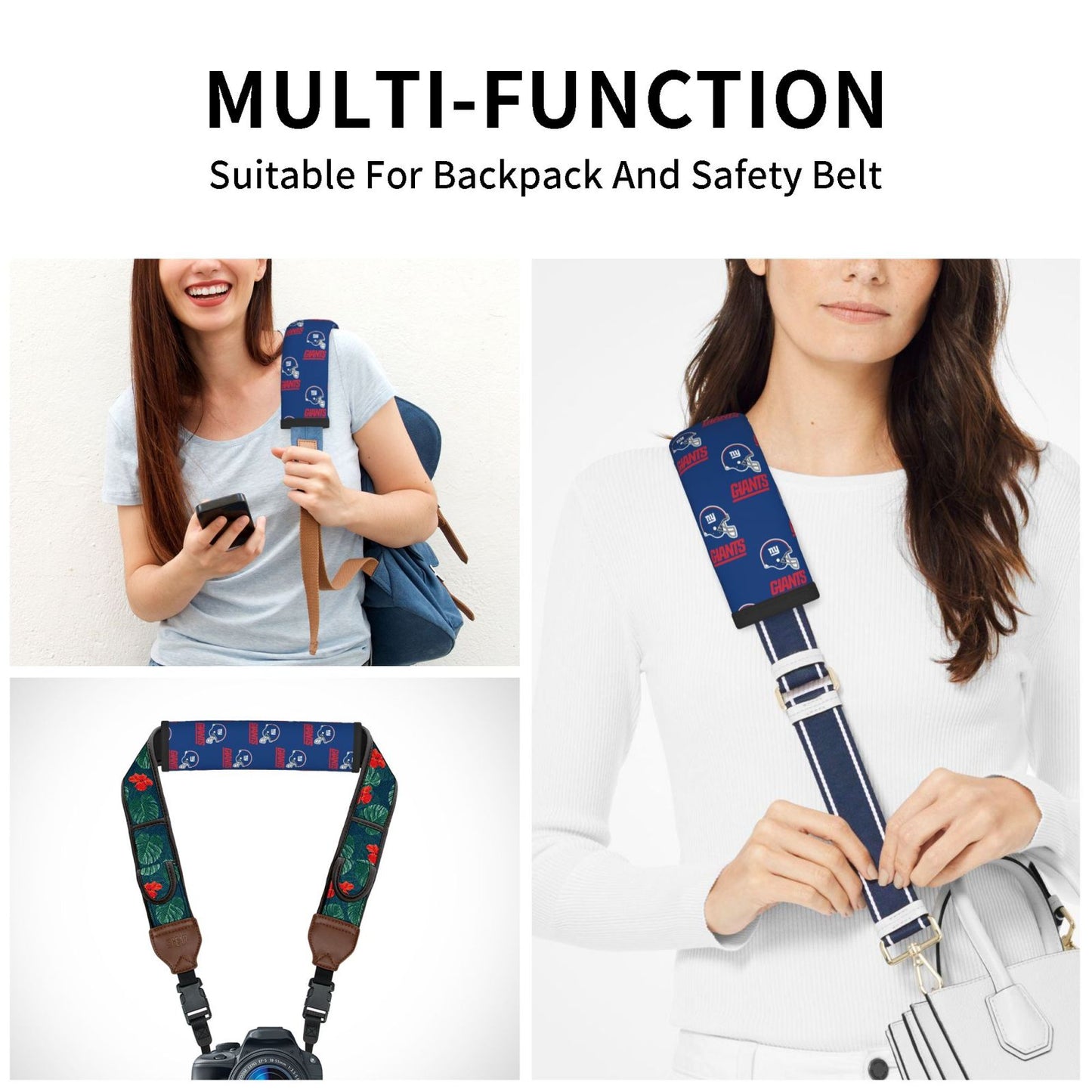 New York Giants Car seat belt shoulder strap UNISEX seat belt protective cover