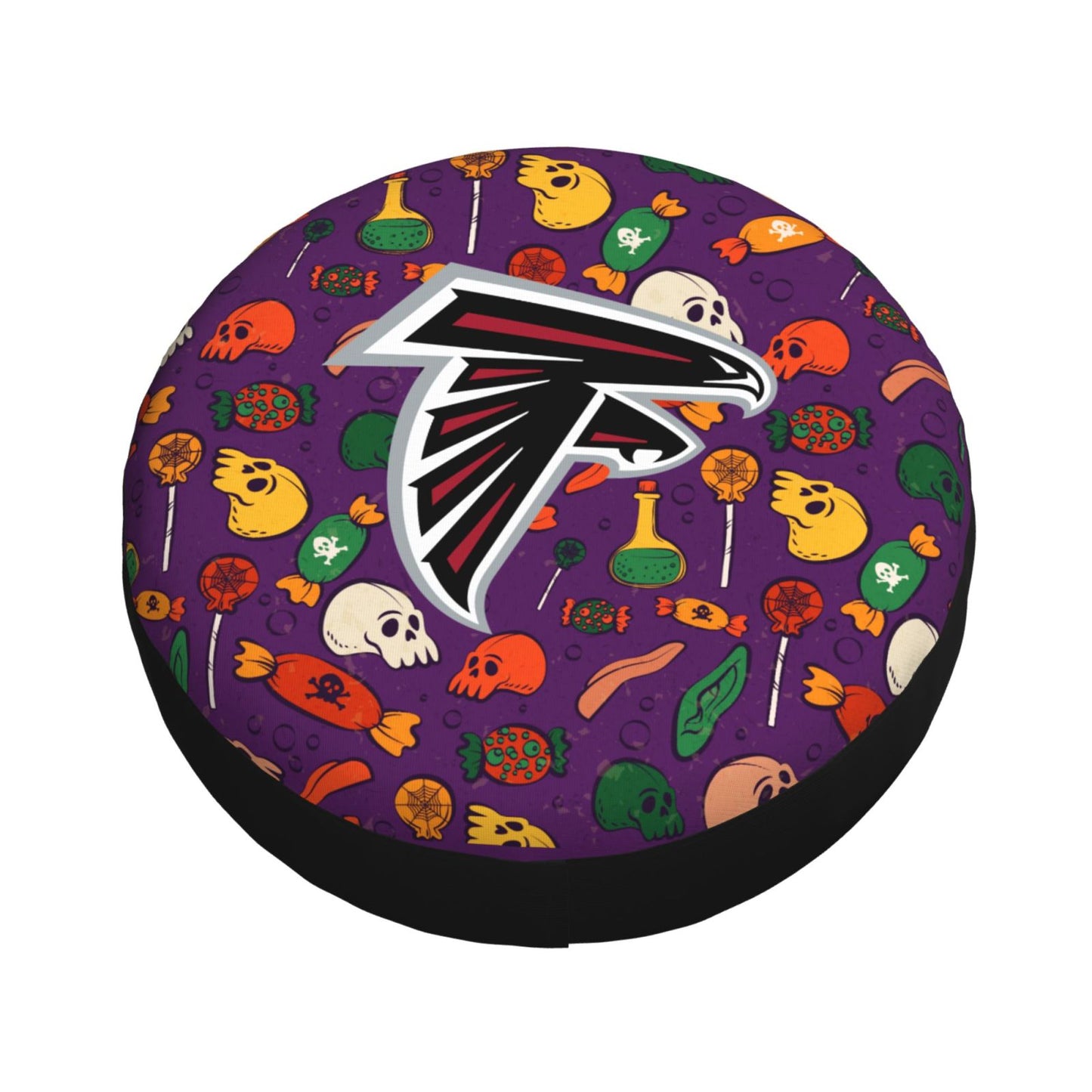 Atlanta Falcons print Halloween candy print car tire cover tire dust cover