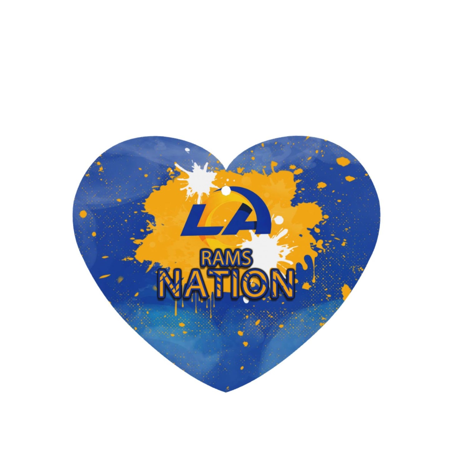 4-pcs Los Angeles Rams Car Air Fresheners Cards Set car aromatherapy tablets
