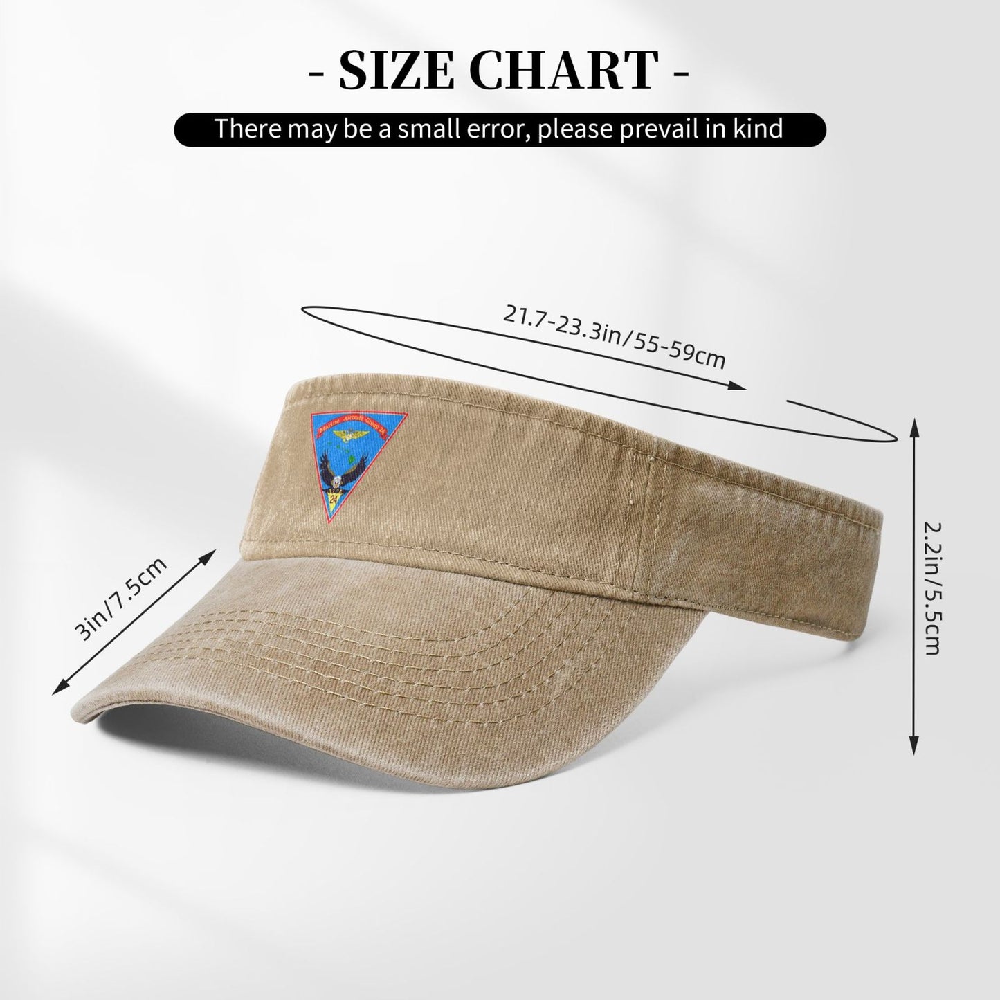 Mag24 Insignia Printing adjustable Empty Top Baseball Sun Cap unisex outdoor sport hat veterans gift