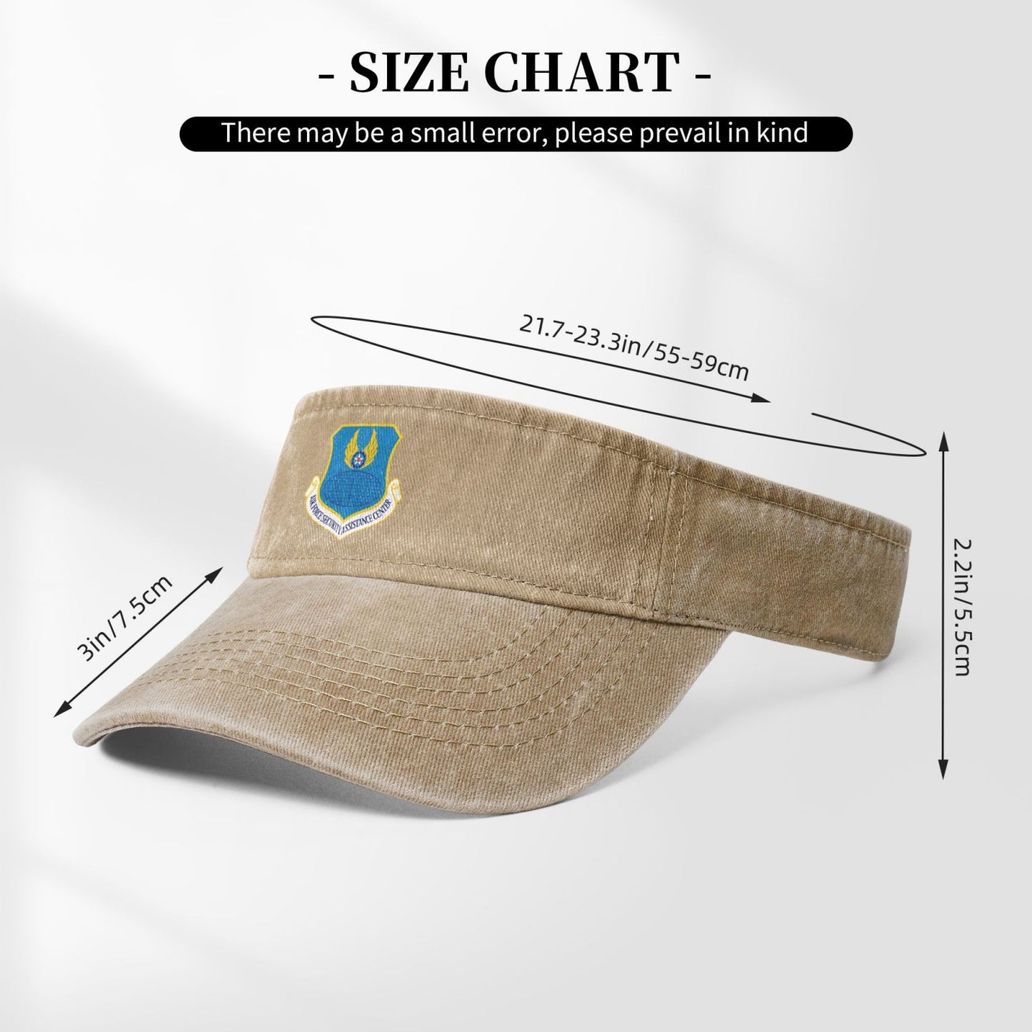 USAF-Security Assistance Center Printing adjustable Empty Top Baseball Sun Cap unisex outdoor sport hat veterans gift