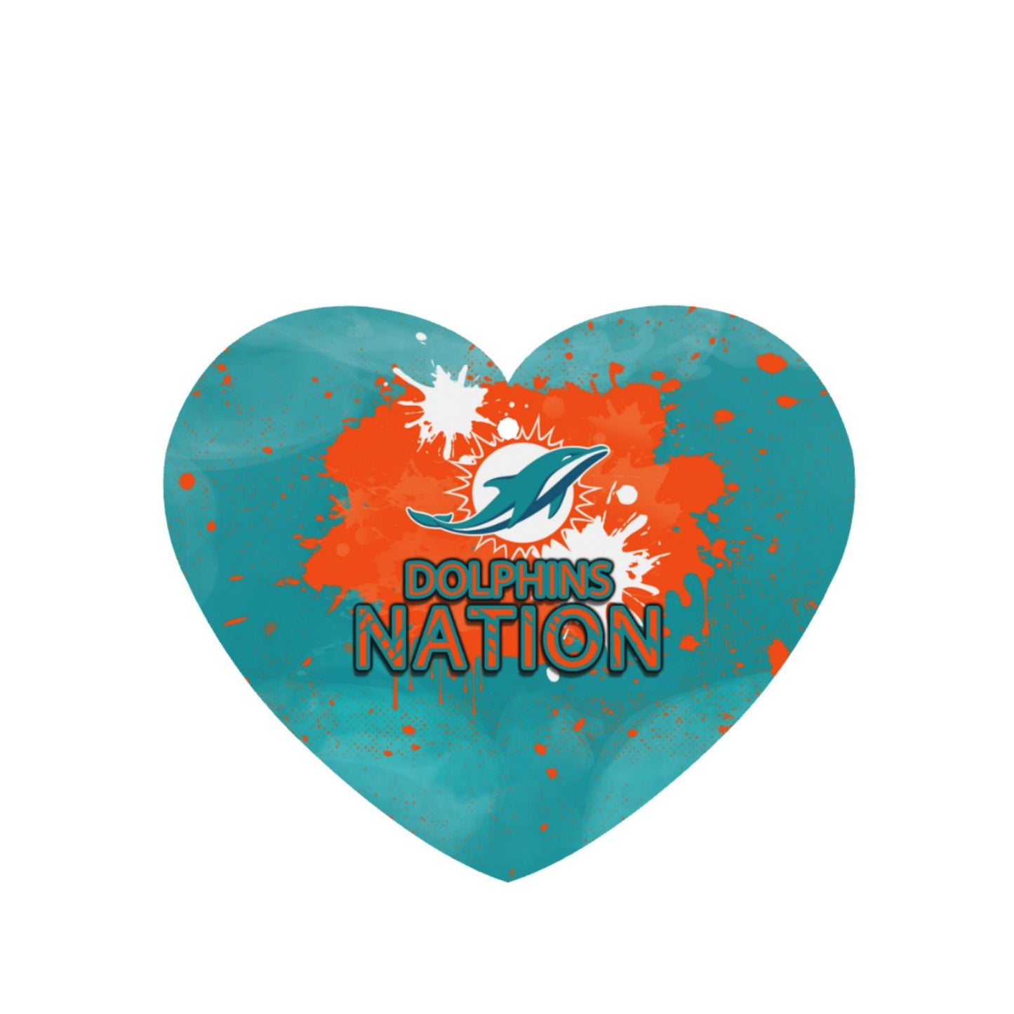 4-pcs Miami Dolphins Car Air Fresheners Cards Set car aromatherapy tablets