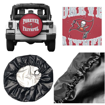 Tampa Bay Buccaneers Printing car spare tire dust protection cover tire protection cover