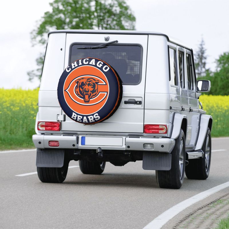 Chicago Bears Car tire protective cover waterproof and dustproof tire cover
