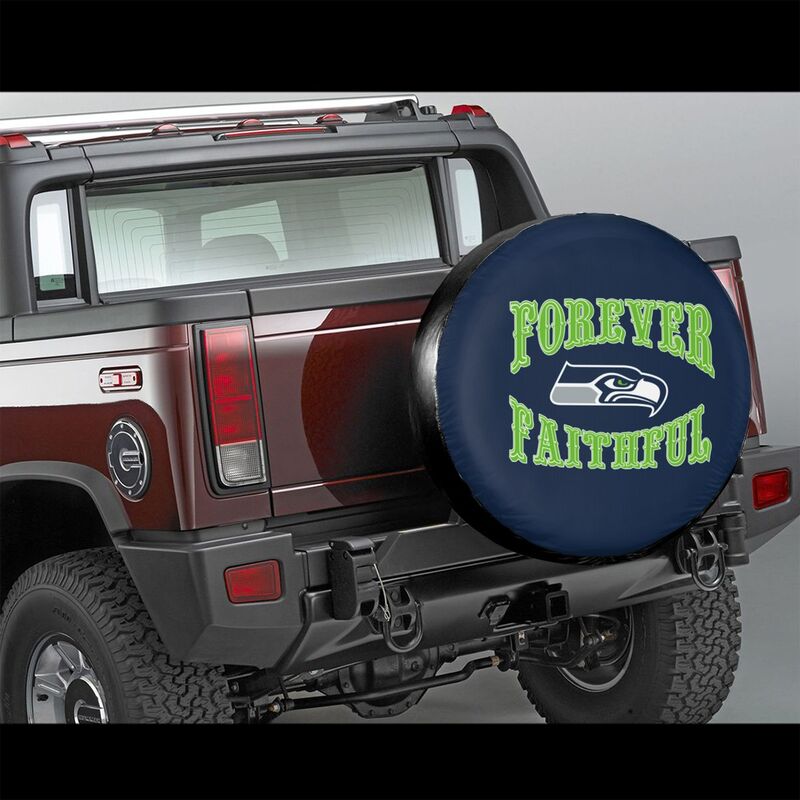 Seattle Seahawks Printing car spare tire dust protection cover tire protection cover