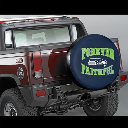 Seattle Seahawks Printing car spare tire dust protection cover tire protection cover