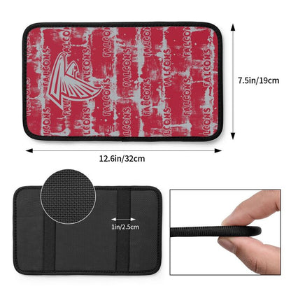Atlanta Falcons print Car armrest box protective cover car center console armrest pad