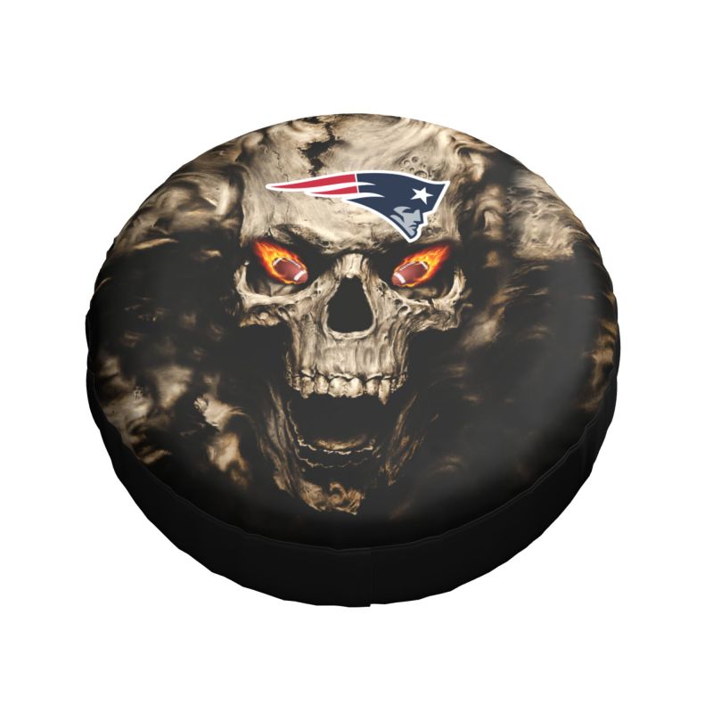 New England Patriots print Skull print car tire cover tire dust cover