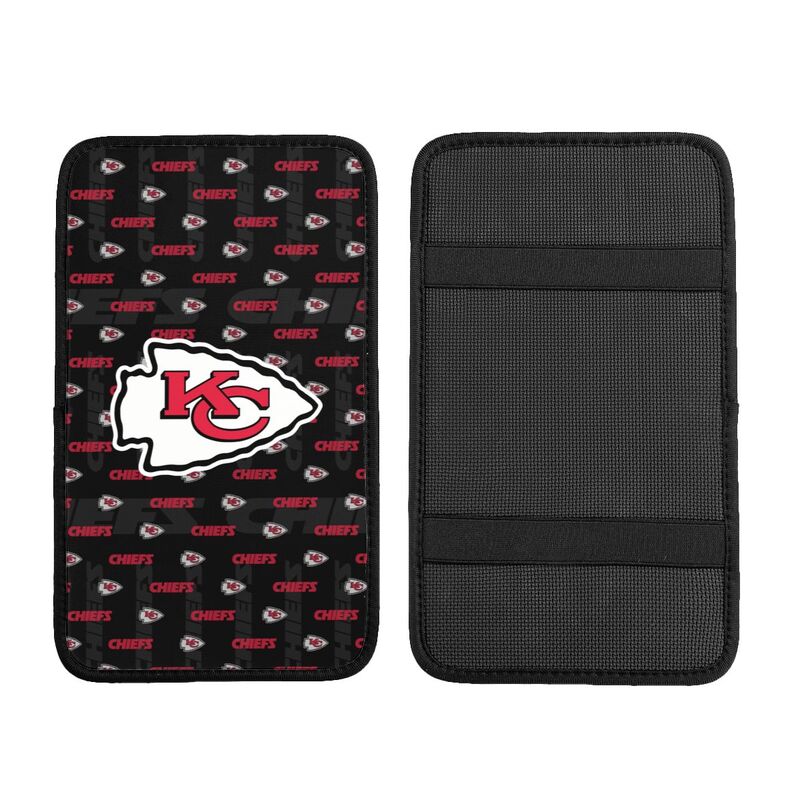 Kansas City Chiefs printed Car handrail cushion Personalized car armrest cover