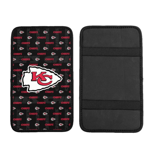 Kansas City Chiefs printed Car handrail cushion Personalized car armrest cover
