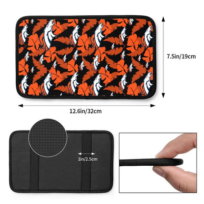Denver Broncos printing Center console armrest pad car armrest protective cover car